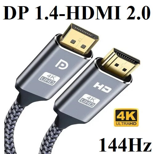 ADAPTADOR DISPLAYPORT A HDMI 4K 1 METRO