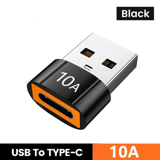 Adaptador Usb C Hembra a Usb Tipo A Olaf Usb 3.0 240w 5 Gbps Modelo 10A