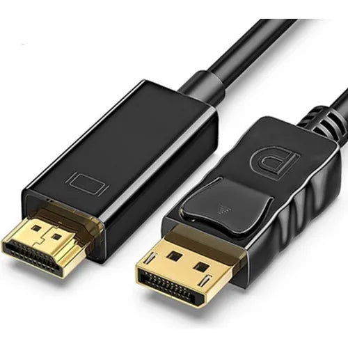 ADAPTADOR DISPLAYPORT A HDMI  CABLE 1.8 METROS FULL HD