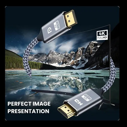 ADAPTADOR DISPLAYPORT A HDMI 4K 1 METRO