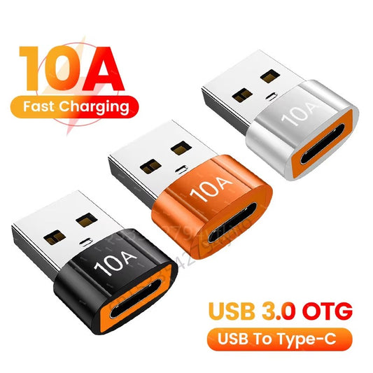 Adaptador Usb C Hembra a Usb Tipo A Olaf Usb 3.0 240w 5 Gbps Modelo 10A